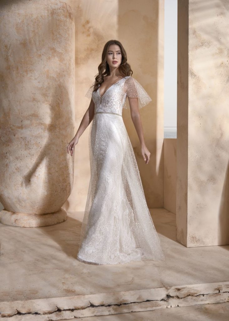 Collection Modeca 2020 - Robe Hesper - Tout pour la mariée à Evian - Robes de mariage, coiffure, maquillage, fleurs, onglerie